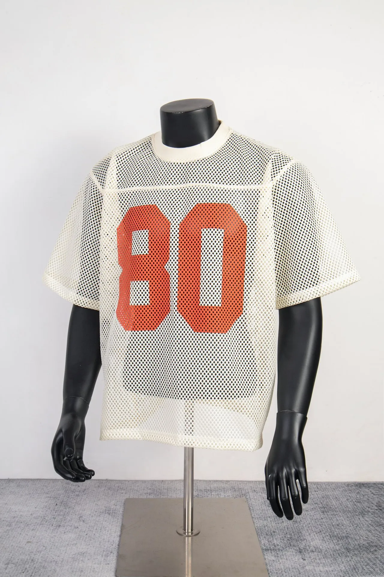 Style No. S01# Saint Hollow Mesh T-shirt Vest Color: Apricot Navy Black Size: M-L-XL P104